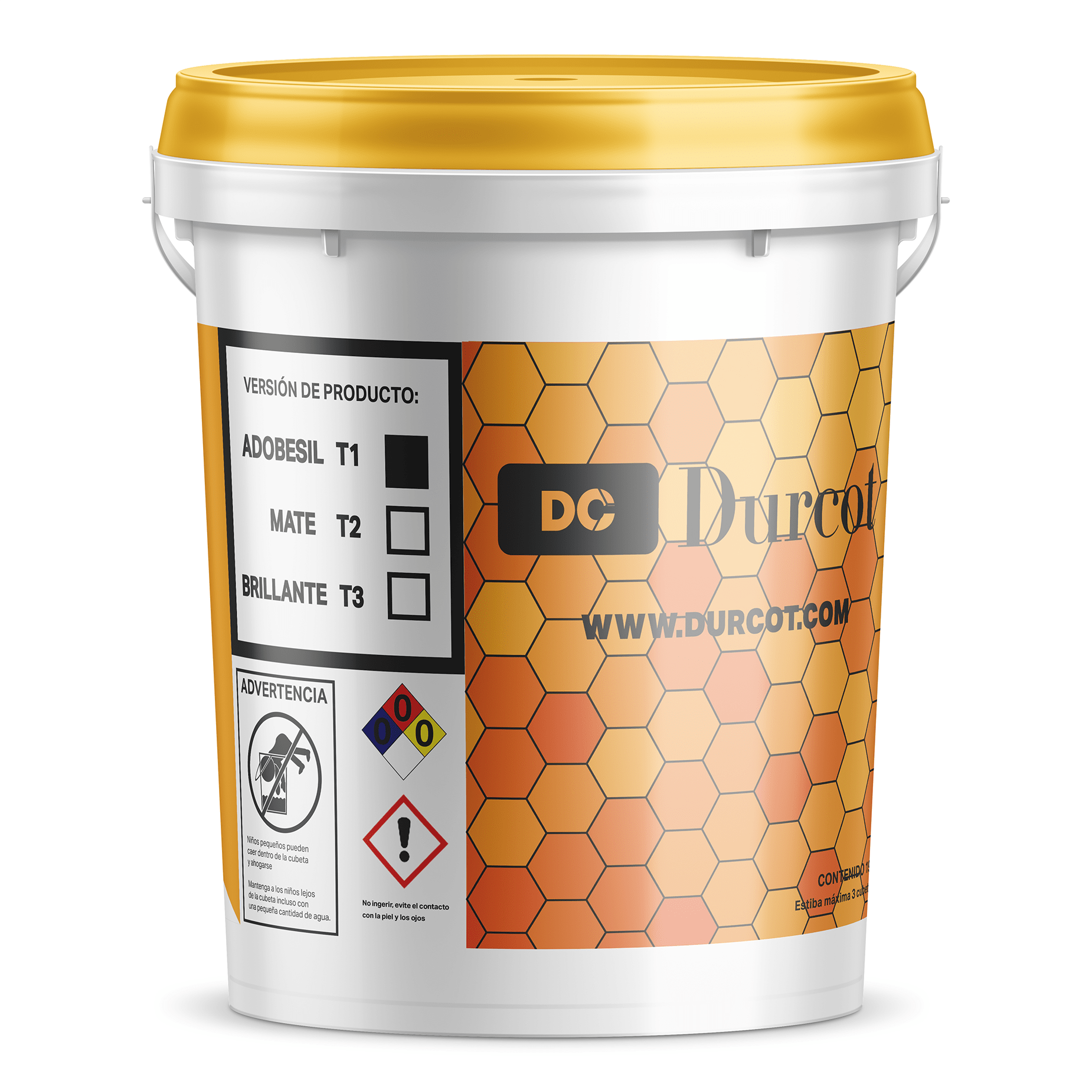 Durcot T1 - Sellador Para Sillar y Adobe - Consolidante Interior - Natural Semi Mate (19L)