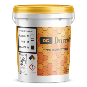 Durcot T3 – Sellador para Muros y Pisos de Barro, Tabique, Cantera -  Satinado Brillante (19L)