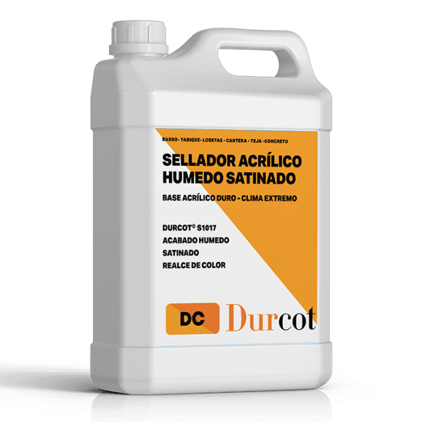 Durcot - S1017 - Sellador acrílico - Sellador humedo - sellador satinado -realce de color - clima extremo