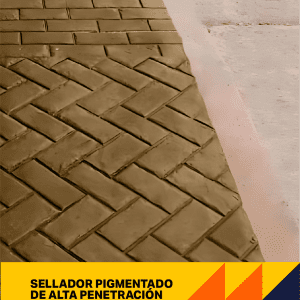 Piso con Sellador Pigmentado Durcot Tint A01 Tono Cafe Claro