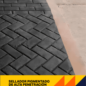 Piso con Sellador Pigmentado Durcot Tint A01 Tono Negro