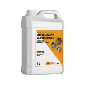 Durcot L200 - Consolidante para superficies - Concreto Pulido - Sillar - Adobe - Acabado natural (4L)
