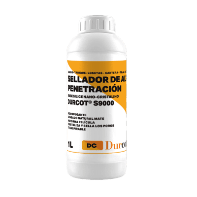 Durcot S9000 – Sellador Hidrófugo Nano Cristalino – Mate – Semi Húmedo – Alto Desempeño (1L)