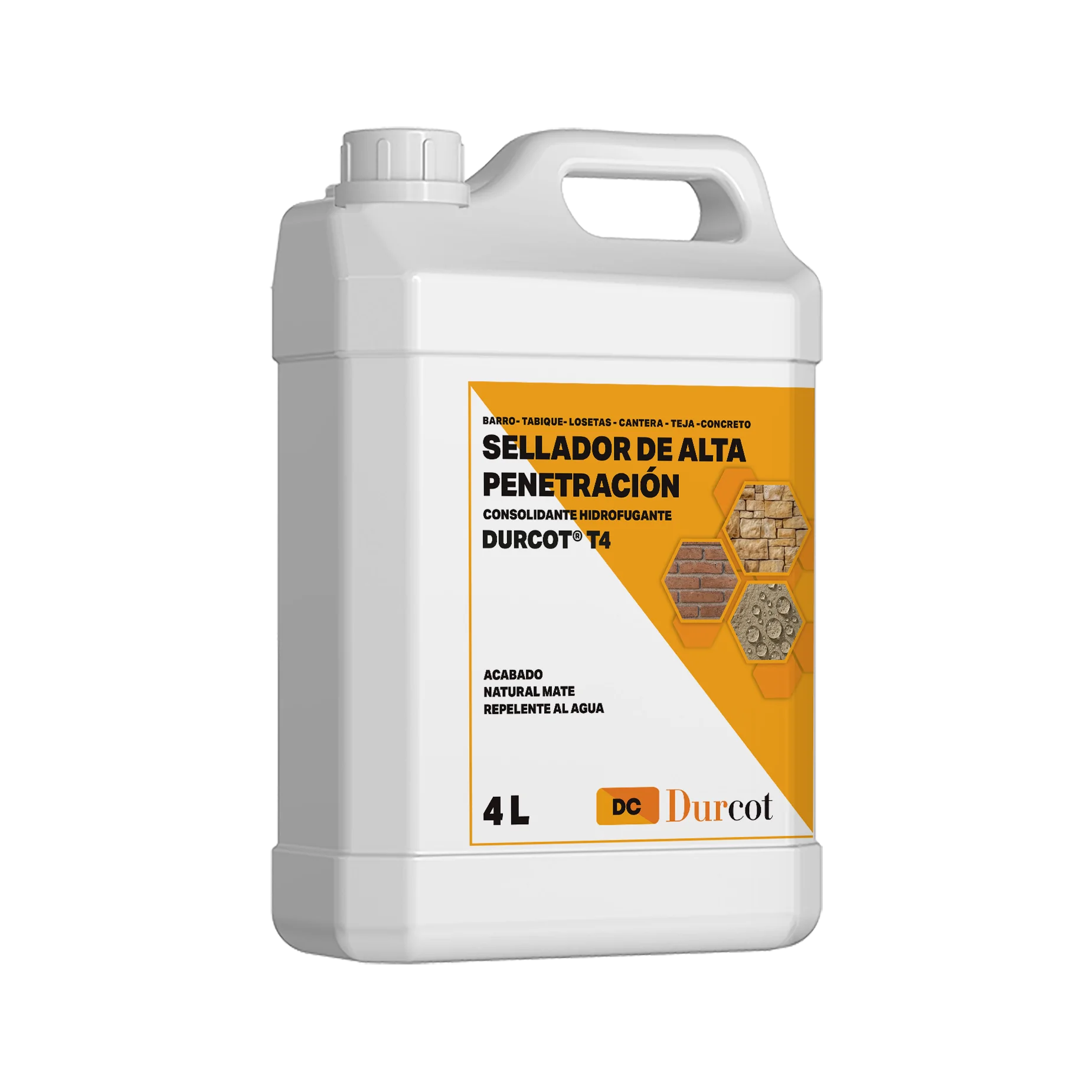 Durcot T4 – Sellador Consolidante Hidrofugante 4L